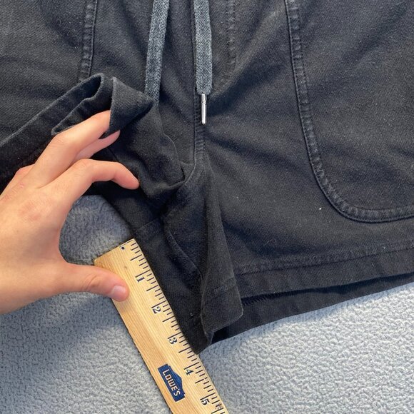 Athleta Short Women's Size M Black Athletic Shorts,Pockets,Drawstring - Picture 6 of 11